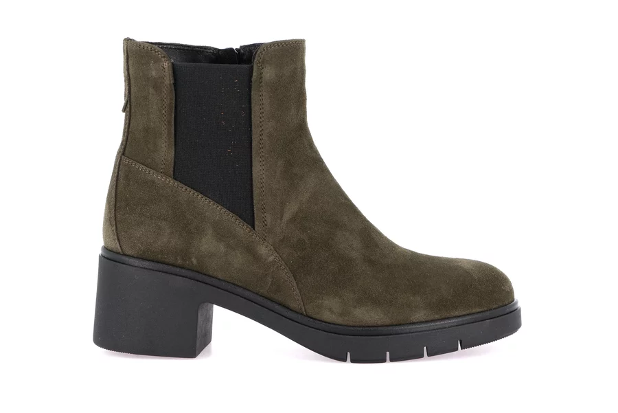 Suede ankle boot | ROLA PO0959 - OLIVA | Grünland