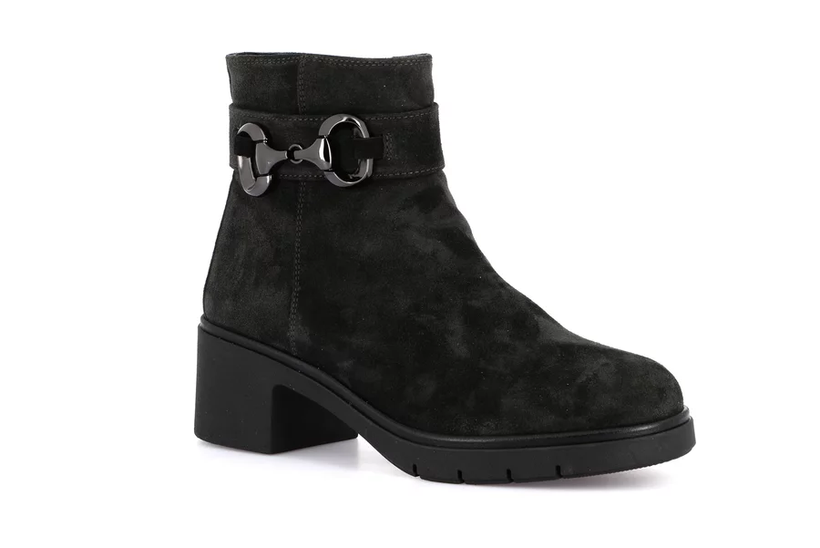 Suede ankle boot | ROLA PO0962 - FUMO | Grünland