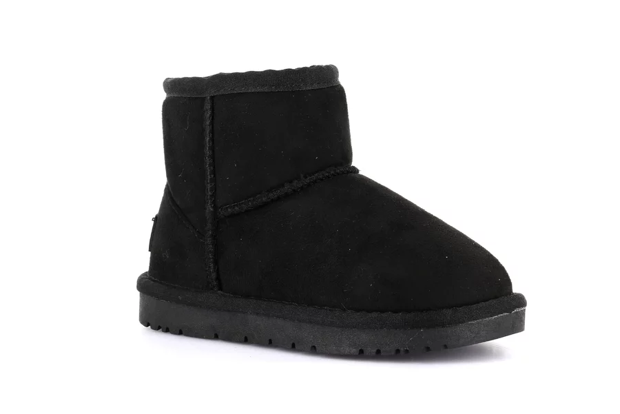 Soft Junior Ankle Boots | CROM PO1633 - BLACK | Grünland Junior