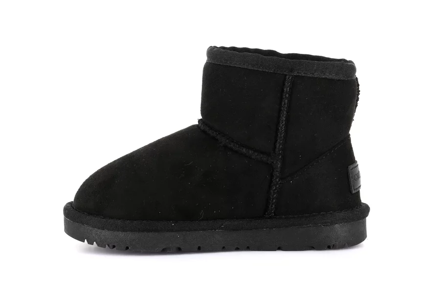 Soft Junior Ankle Boots | CROM PO1633 - BLACK | Grünland Junior