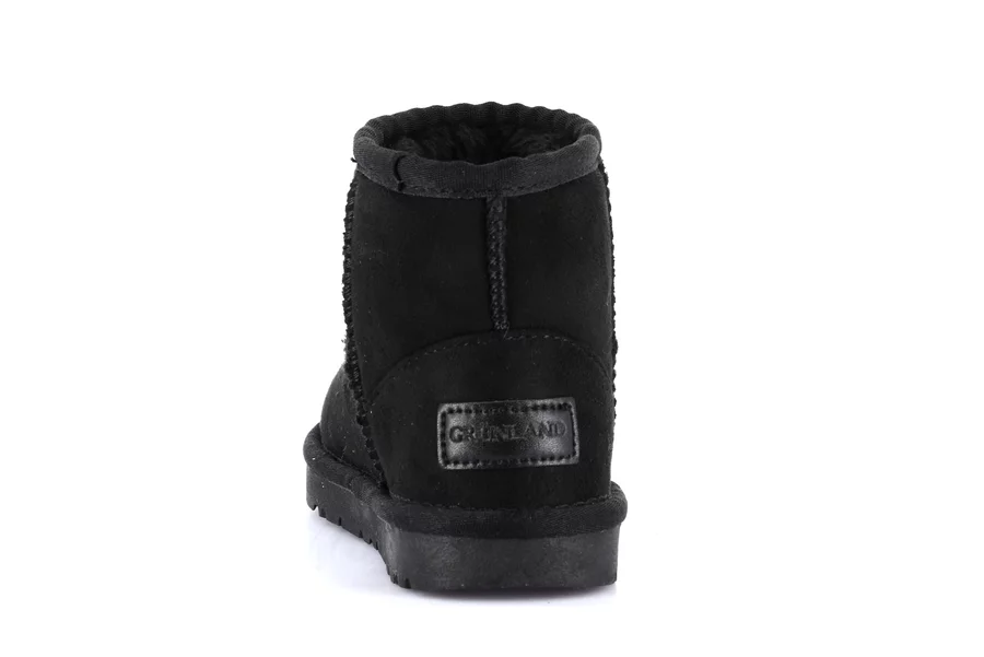 Soft Junior Ankle Boots | CROM PO1633 - BLACK | Grünland Junior