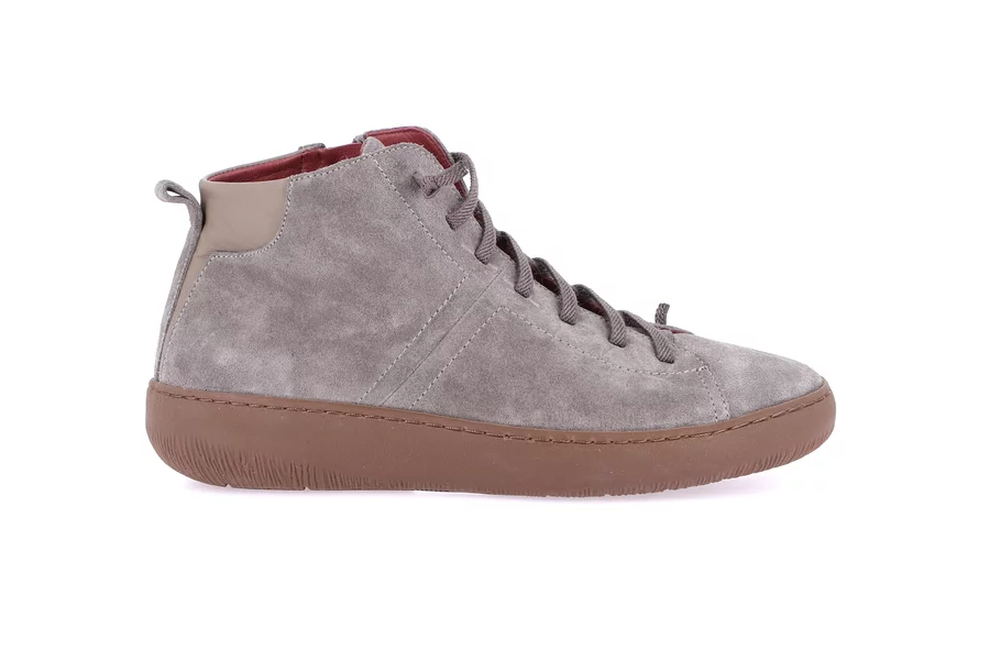 Ankle boot with laces | IMOD PO1721 - TAUPE | Grünland