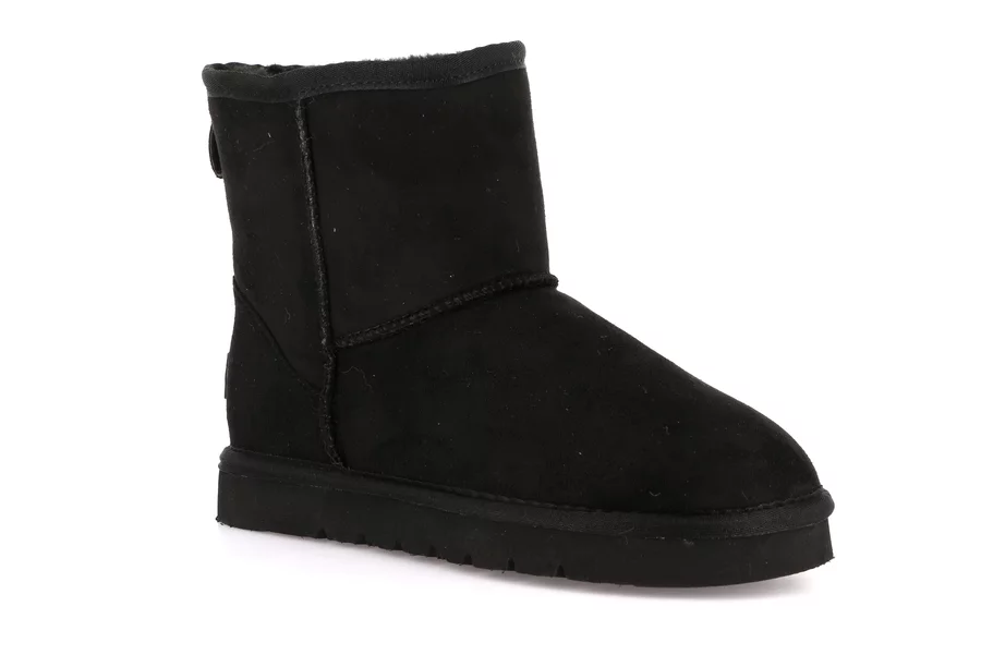 Mittelhoher Stiefel mit Plüschfutter | CHAB