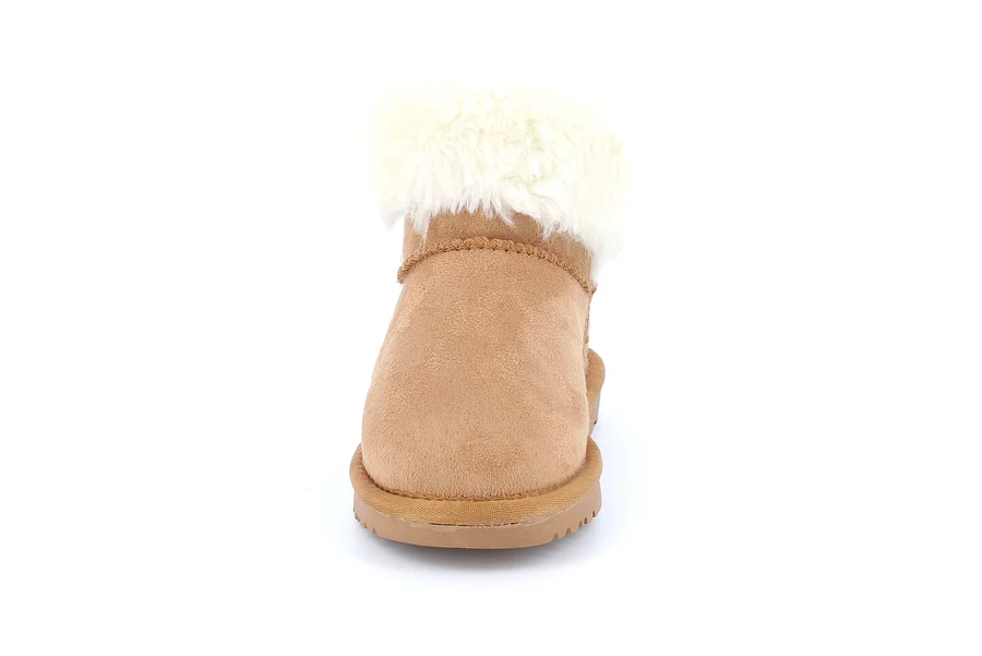 Junior ankle boot eco fur | CROM PO2048 - CUOIO | Grünland Junior