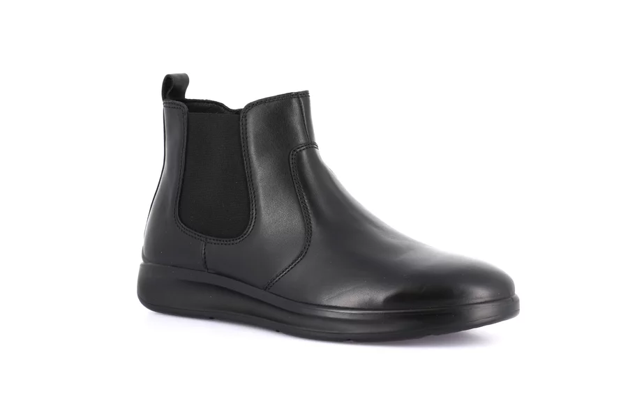 Ankle boot for Men in genuine leather | BONN PO2050 - BLACK | Grünland