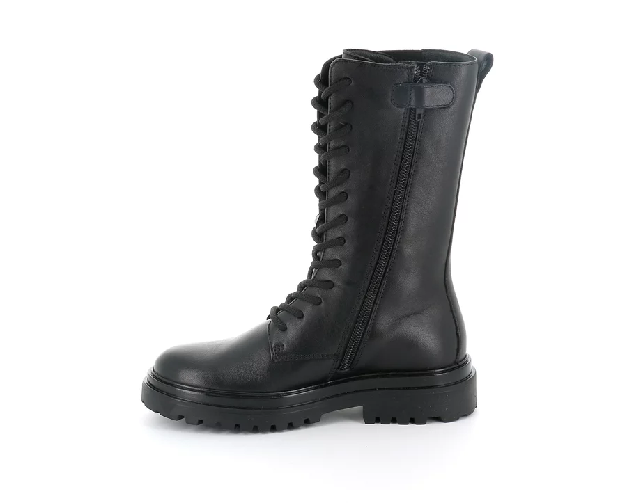 High Ankle boot for little girl | COPP PO2058 - NERO-NERO | Grünland Junior