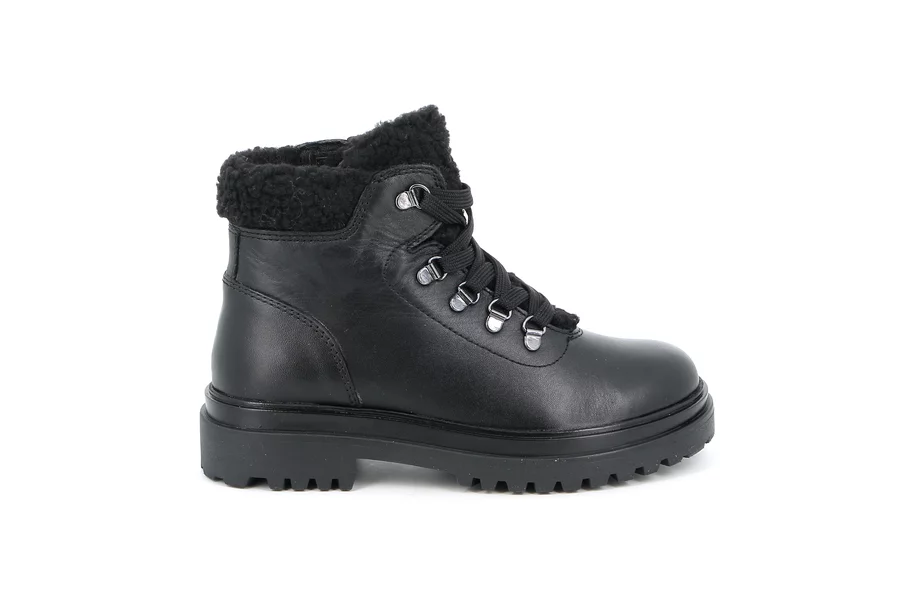 Junior-Schnürstiefelette | COPP PO2107 - SCHWARZ | Grünland Junior