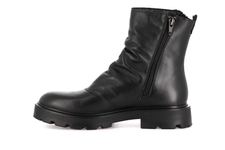 Genuine leather ankle boot | RAKA PO2127 - BLACK | Grünland