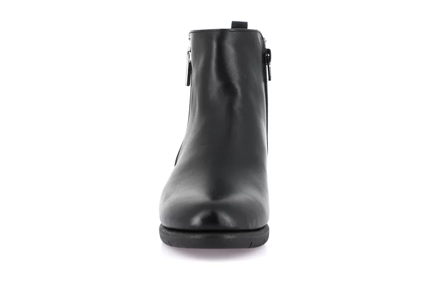 Comfort ankle boot with zip | RYSA PO2135 - BLACK | Grünland