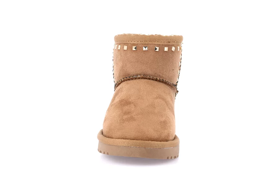 CROM ankle boot with studs PO2142 - CUOIO | Grünland Junior