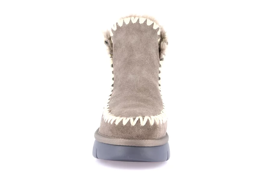 Suede cozy ankle boot | CHOT PO2147 - GREY | Grünland