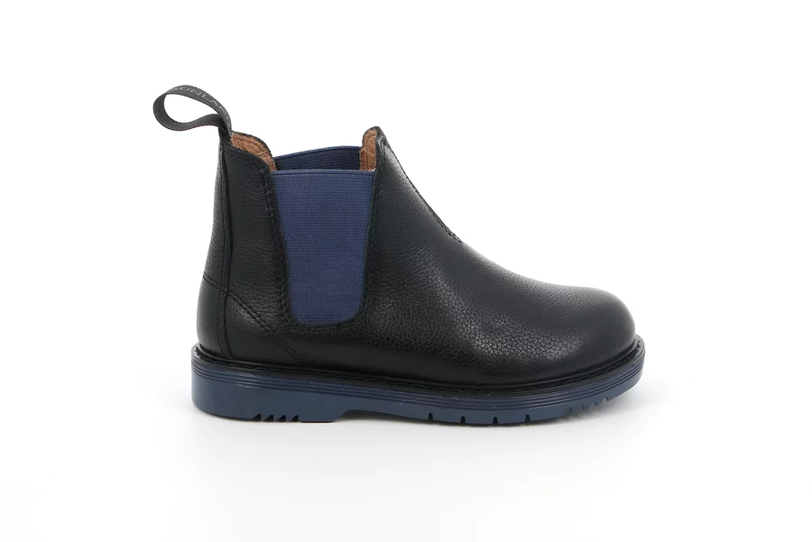 Stiefelette aus echtem Leder | TABA PO2289 - NERO-JEANS | Grünland Junior