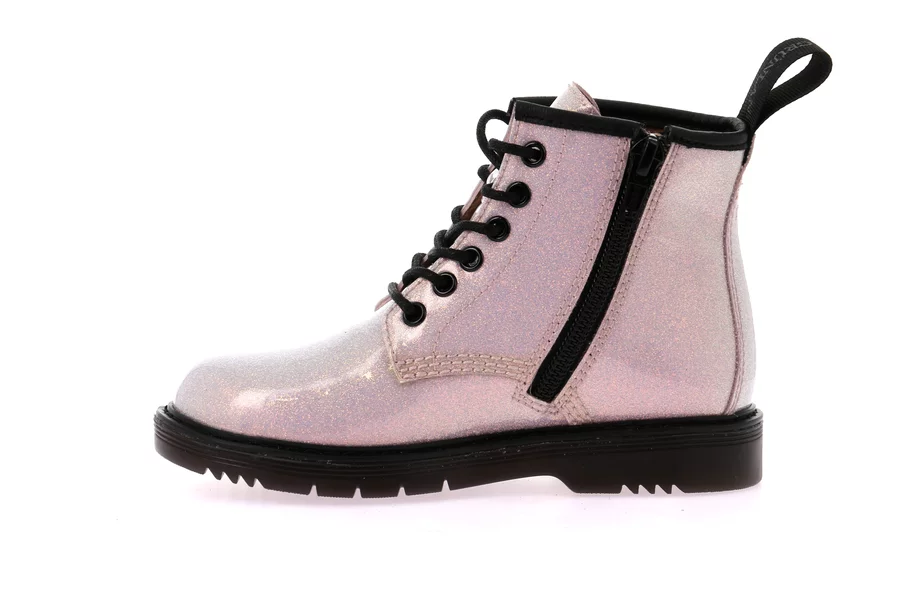 Junior ankle boot in patent leather | TABA PO2348 - GLICINE | Grünland Junior