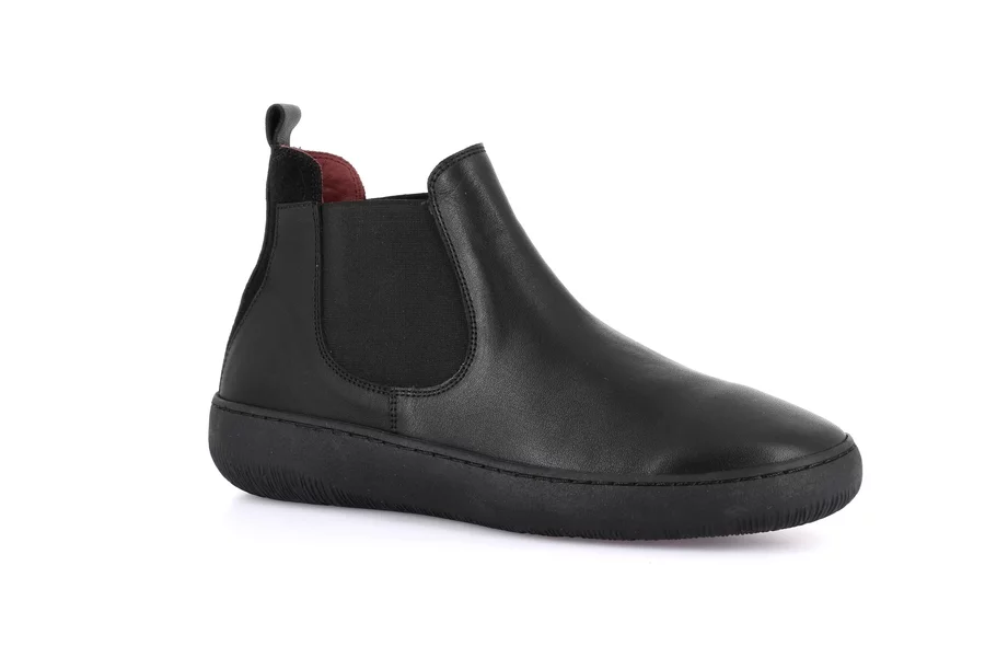 Ankle boot in leather | IMOD PO2359 - BLACK | Grünland