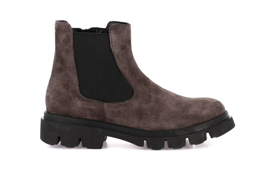 Stiefelette aus Wildleder | ROCE PO2367 - FUMO | Grünland