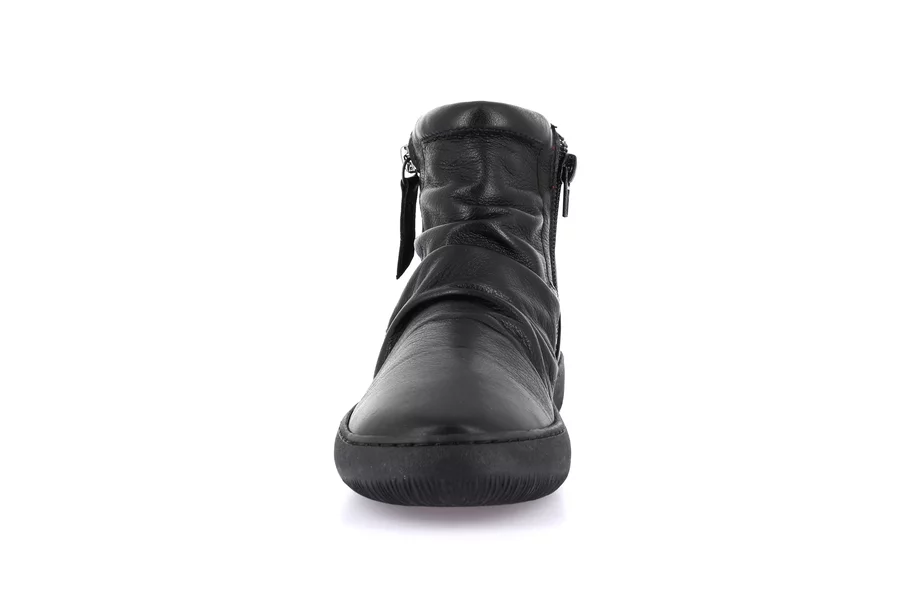 City ankle boot in genuine leather | IMOD PO2370 - BLACK | Grünland