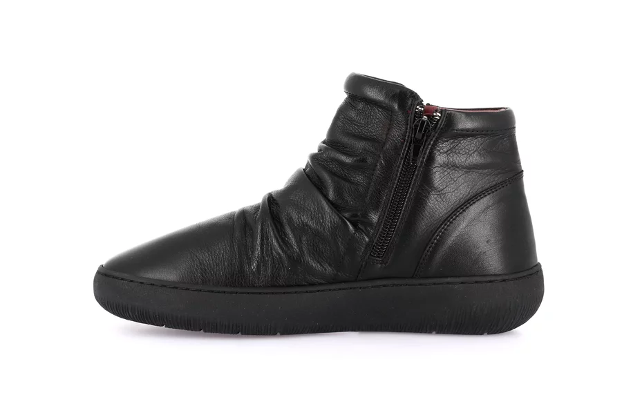 City ankle boot in genuine leather | IMOD PO2370 - BLACK | Grünland