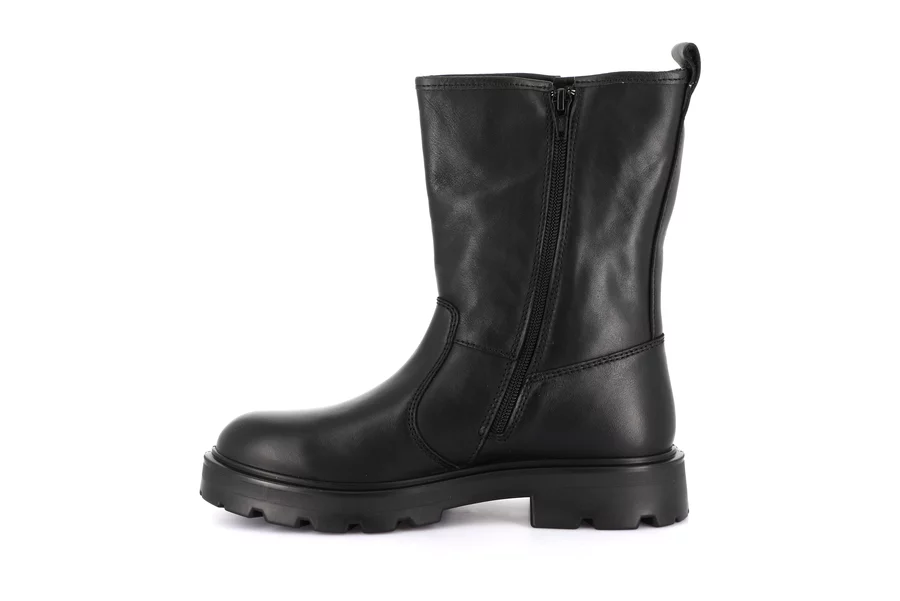 Genuine leather ankle boot | RAKA PO2706 - BLACK | Grünland