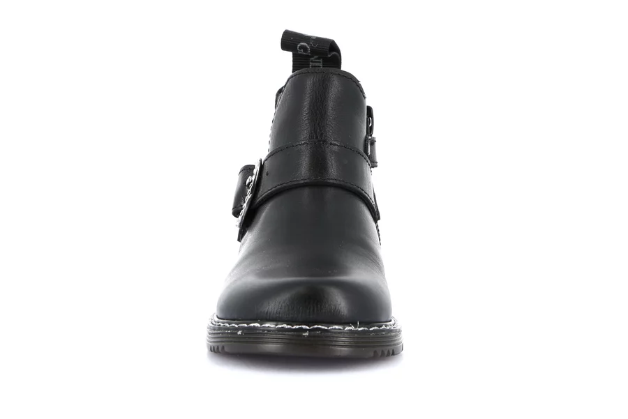 Girl's ankle boot with zip | NILL PP0095 - BLACK | Grünland Junior