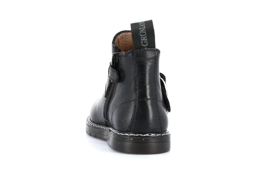 Girl's ankle boot with zip | NILL PP0095 - BLACK | Grünland Junior