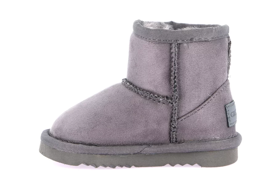 Little girl's boot in artificial fur | CROY PP0098 - GREY | Grünland Junior