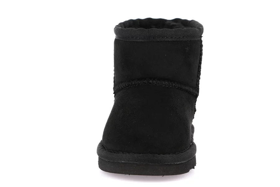 Little girl's boot in artificial fur | CROY PP0098 - BLACK | Grünland Junior