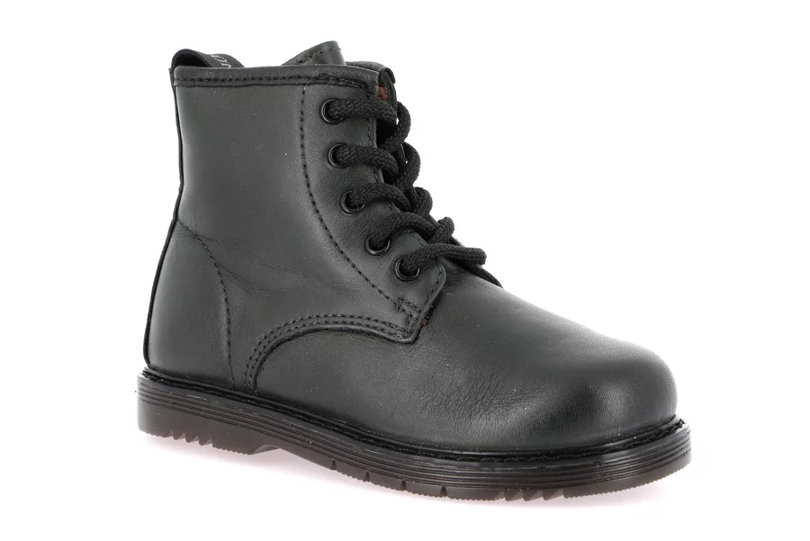 Genuine leather ankle boot | NILL PP0193 - OLIVA | Grünland Junior