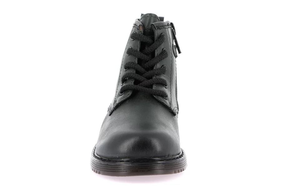 Genuine leather ankle boot | NILL PP0193 - OLIVA | Grünland Junior