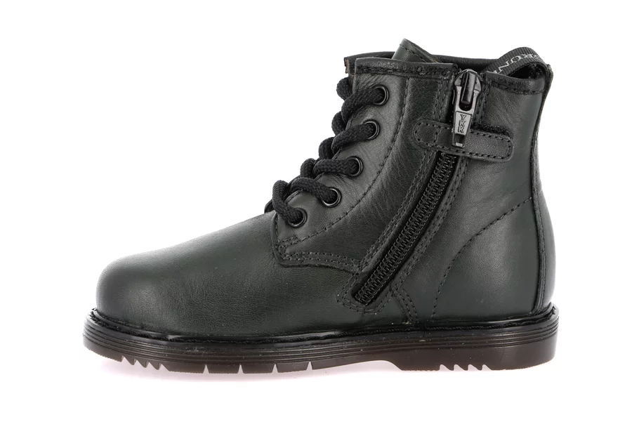 Genuine leather ankle boot | NILL PP0193 - OLIVA | Grünland Junior