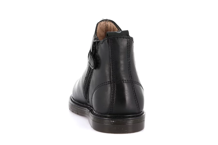 Beatles in genuine leather | NILL PP0194 - NERO-NERO | Grünland Junior