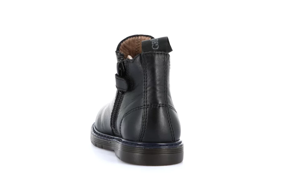 Beatles in genuine leather | NILL PP0194 - NERO-ROYAL | Grünland Junior