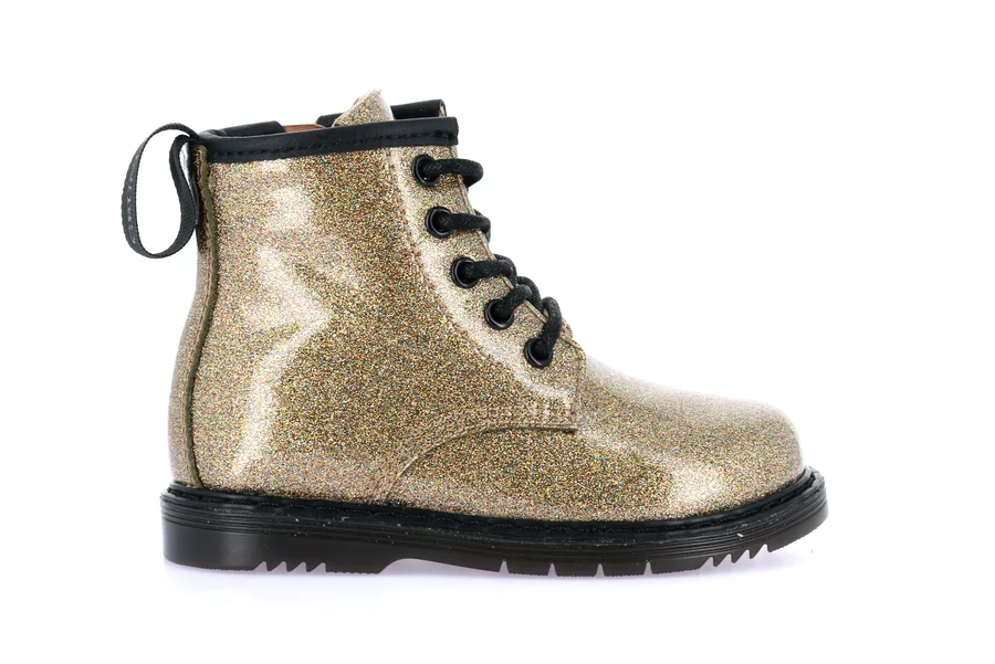 Ankle boot for little girl | NILL PP0400 - GOLD | Grünland Junior