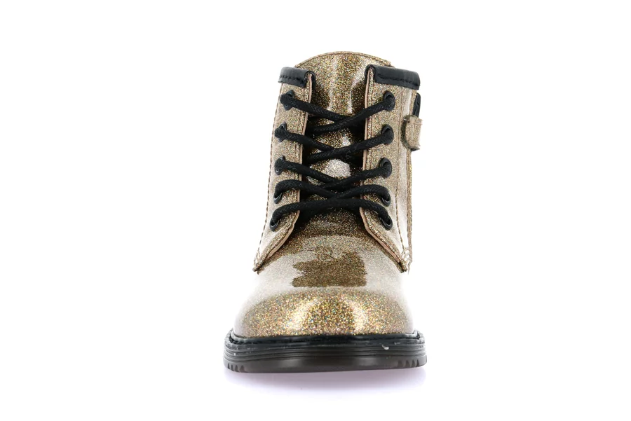 Ankle boot for little girl | NILL PP0400 - GOLD | Grünland Junior