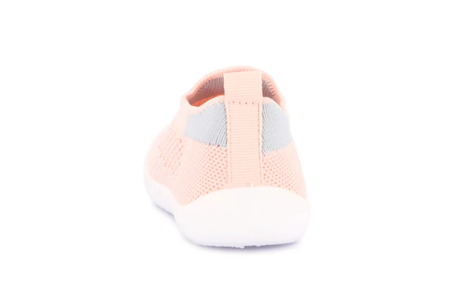 Lightweight and super flexible first steps shoes PP0468 - ROSA-GRIGIO | Grünland Junior