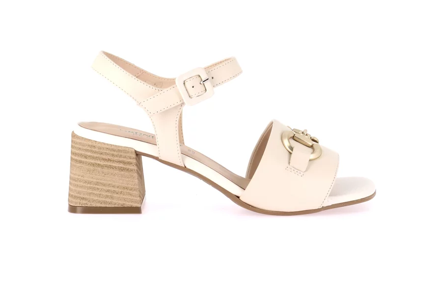 Sandal with heel | COSA SA1054 - SEPPIA | Grünland
