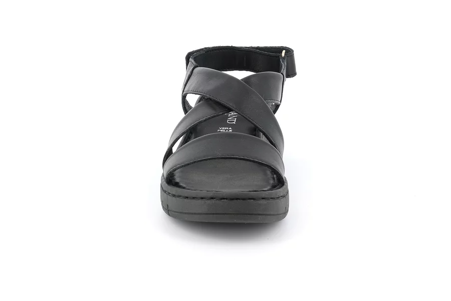 Komfort-Sandale mit sportlichem Style  | GILI SA1198 - SCHWARZ | Grünland