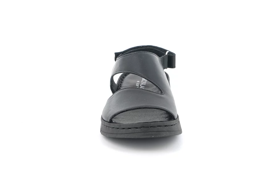 Sandalo comfort dal gusto sportivo | GITA SA1200 - NERO | Grünland