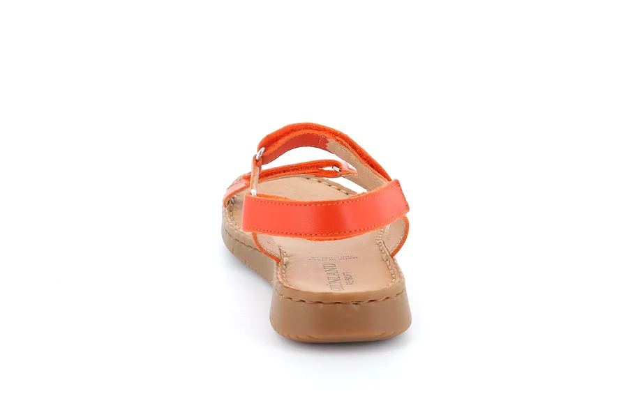 Sandale aus Leder | INAD SA1203 - MATTONE | Grünland