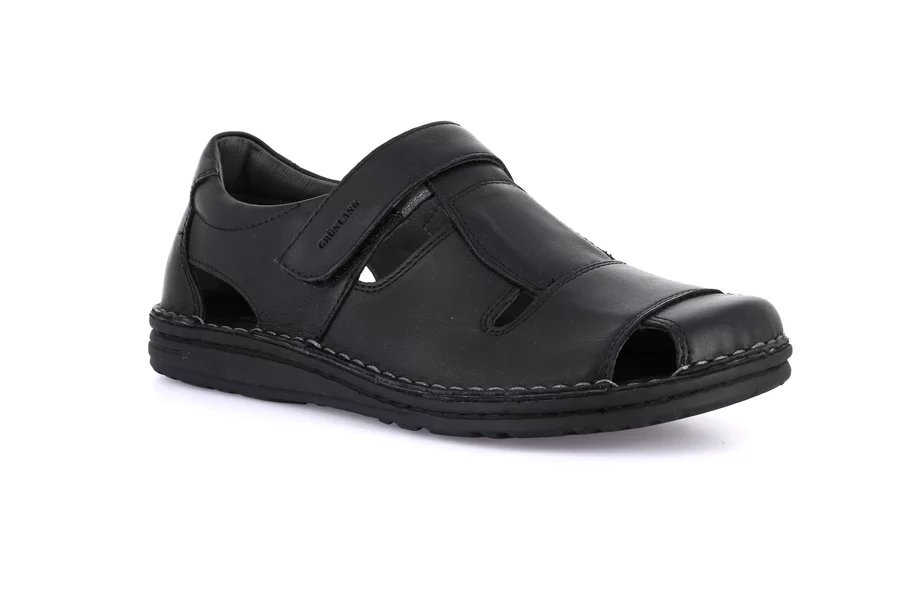 Closed sandal for men SA1515 - BLACK | Grünland