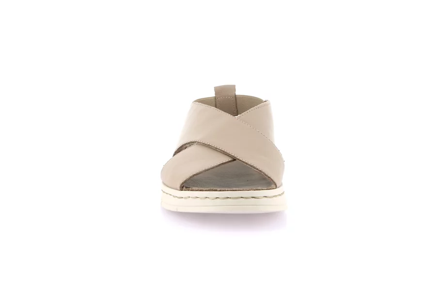 Sandalo sporty in vera pelle | GITA SA1891 - TAUPE | Grünland