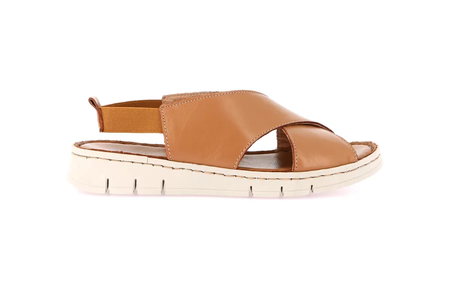 Sandalo sporty in vera pelle | GITA SA1891 - TERRA | Grünland