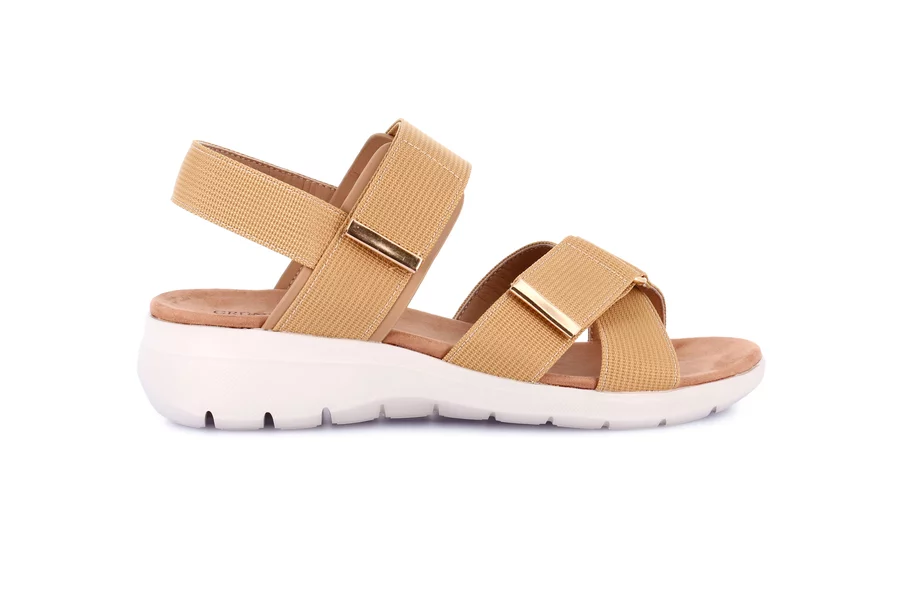Sandalo sporty-chic | DEMA SA1940 - TAUPE | Grünland