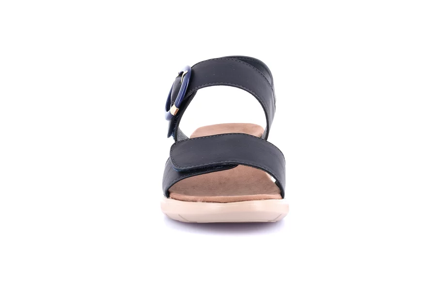 Sporty-chic sandal | DEMA SA1943 - BLUE | Grünland