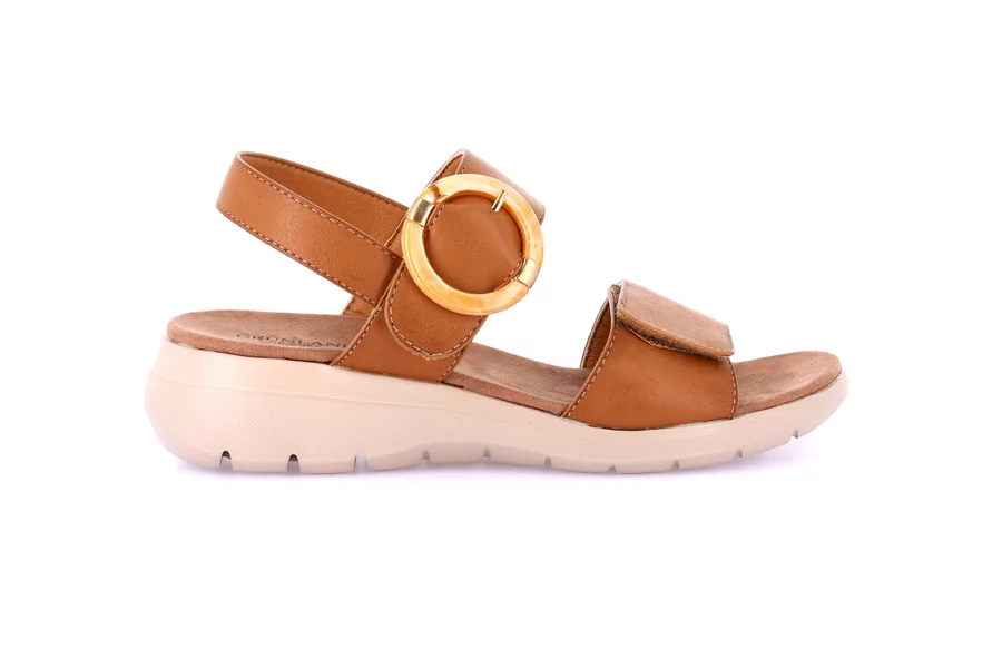 Sandalo sporty-chic | DEMA SA1943 - CUOIO | Grünland