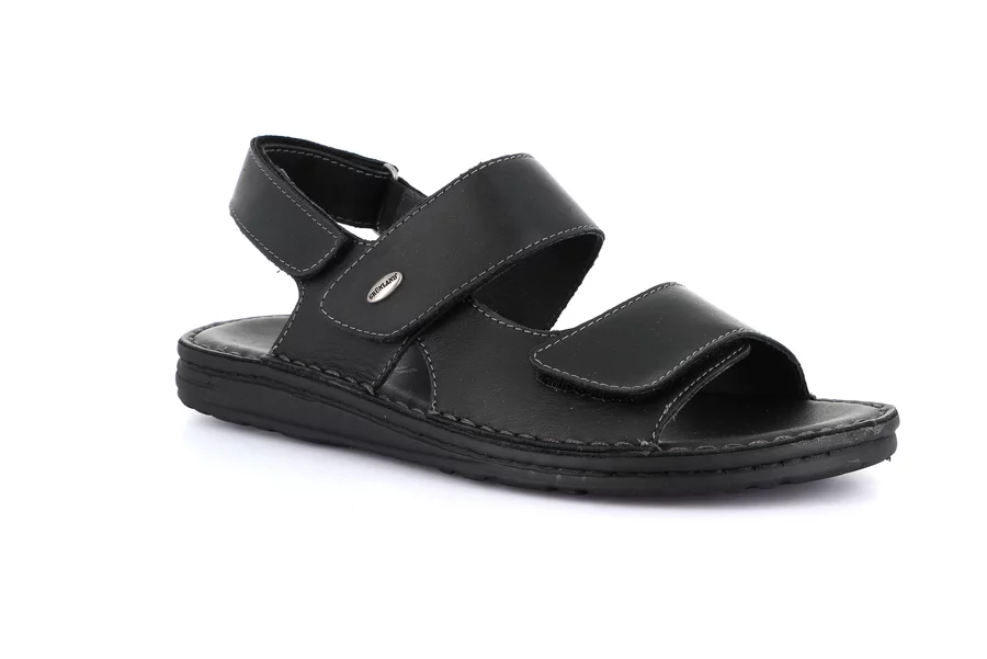 Ledersandale mit Doppelriemen | LAPO