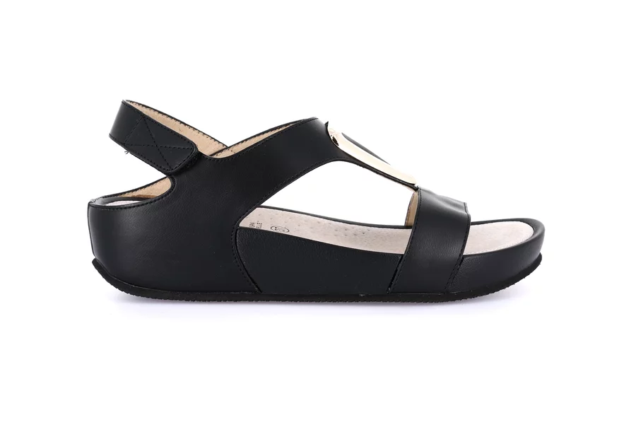 Sandalo comfort | DIRA SA2061 - NERO | Grünland