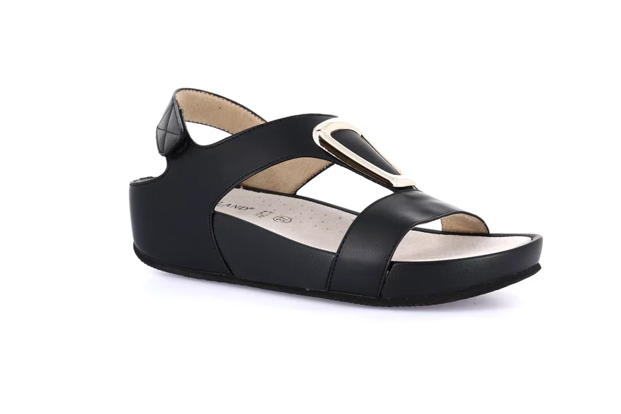Sandalo comfort | DIRA SA2061 - NERO | Grünland