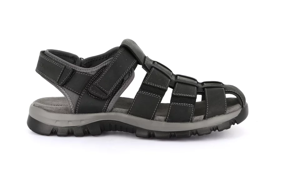 Sport spider sandal | MELT SA2100 - BLACK | Grünland