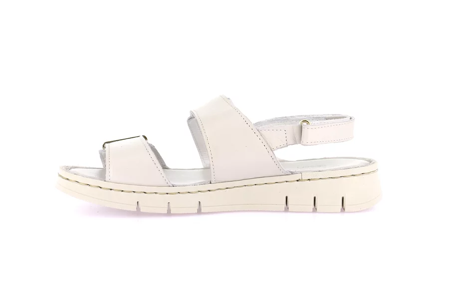 Comfort sandal with a sporty style | GITA SA2152 - GHIACCIO | Grünland