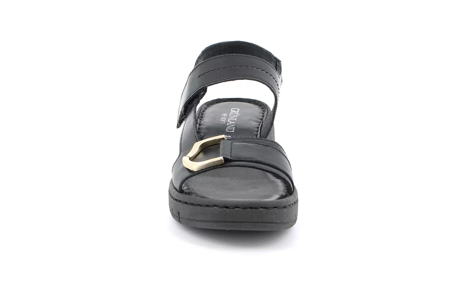 Sandalo comfort dal gusto sportivo | GILI SA2154 - NERO | Grünland